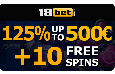 Deposit Bonus - 18bet