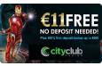 No Deposit Bonus - CityClubCasino