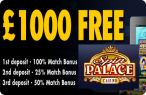 Welcome Bonus - SpinPalace