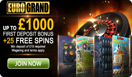 Welcome Bonus - EuroGrand
