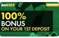 100% Deposit Bonus - Bet365